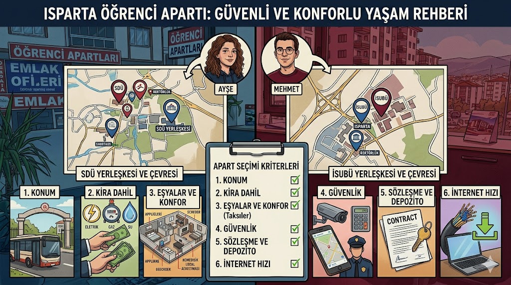 Isparta’da Güvenli ve Konforlu Öğrenci Apartı Nasıl Olmalı?