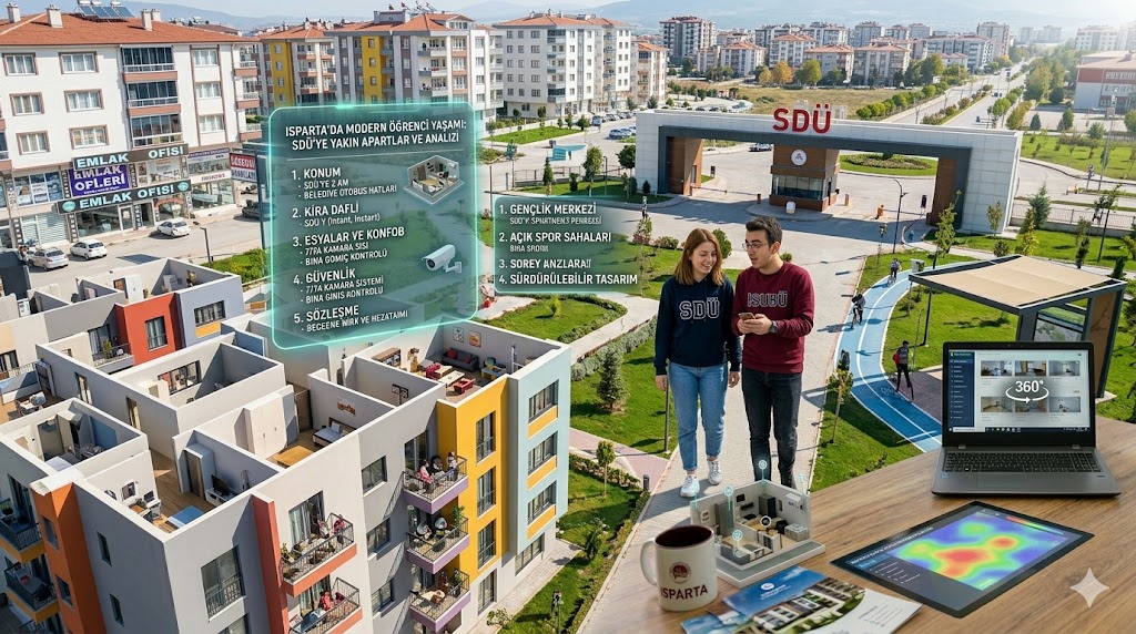 SDÜ’ye Yakın Öğrenci Apartları ve Isparta’da En İyi Konaklama Seçenekleri